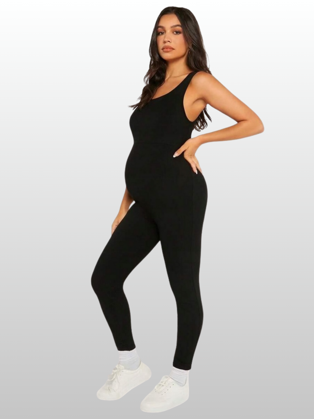 Umstandsmode, Umstands Jumpsuit, Figurbetont, Dehnbar