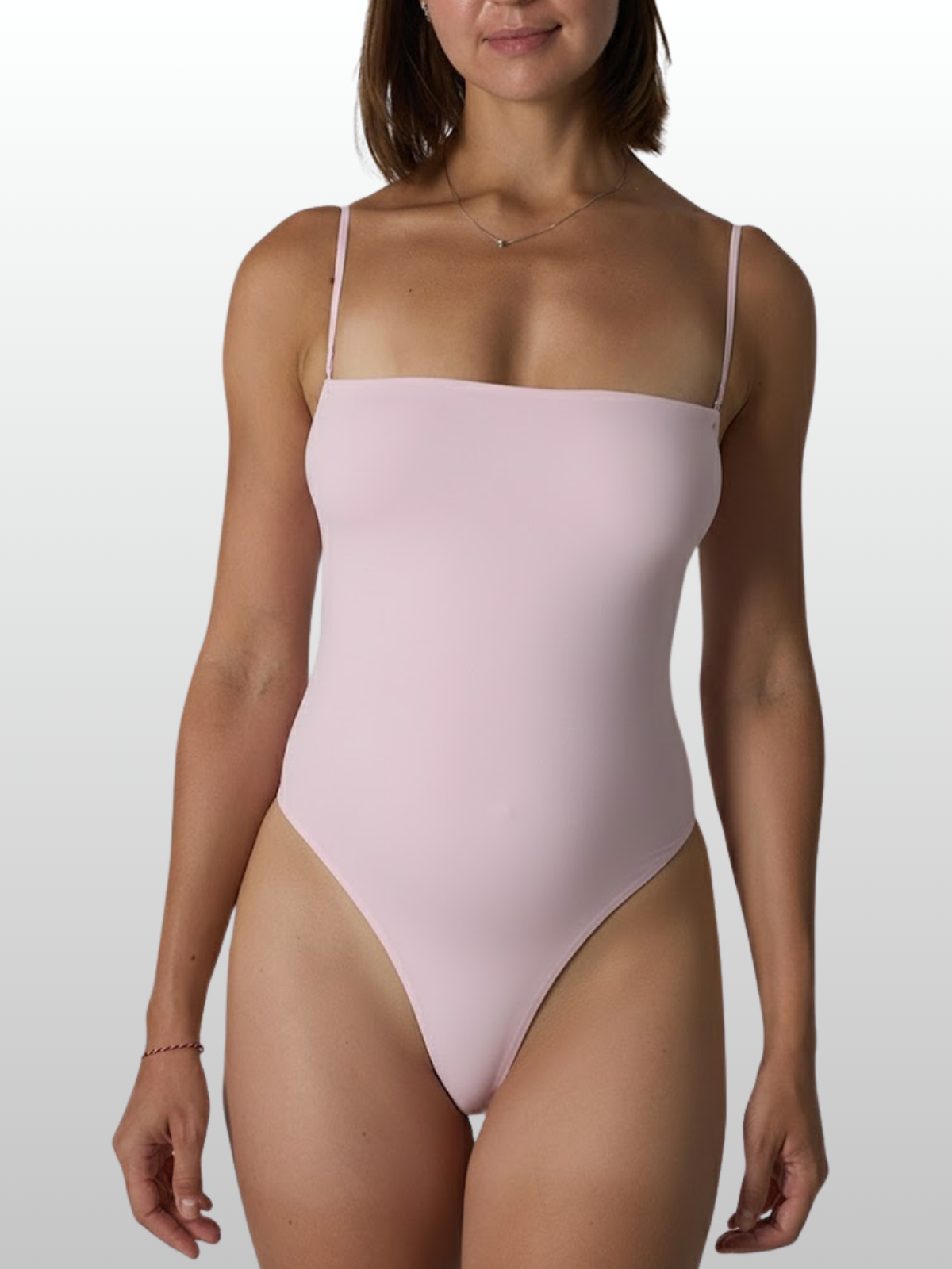 Trägerloser Thong Bodysuit, Nahtlos, Atmungsaktiv