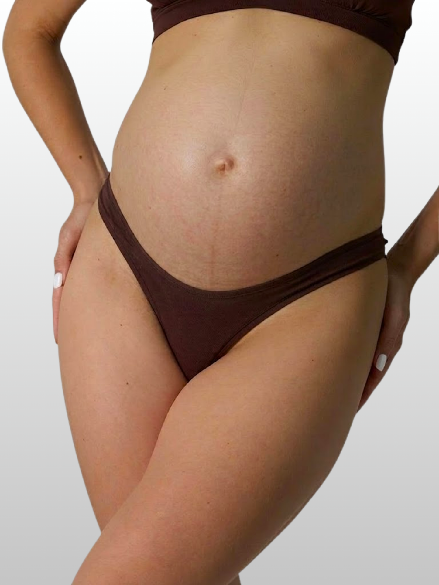 Umstandsslip Baumwolle, hochgeschnitten, Unterbauch