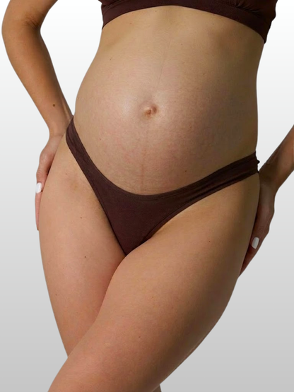 Umstandsslip Baumwolle, hochgeschnitten, Unterbauch