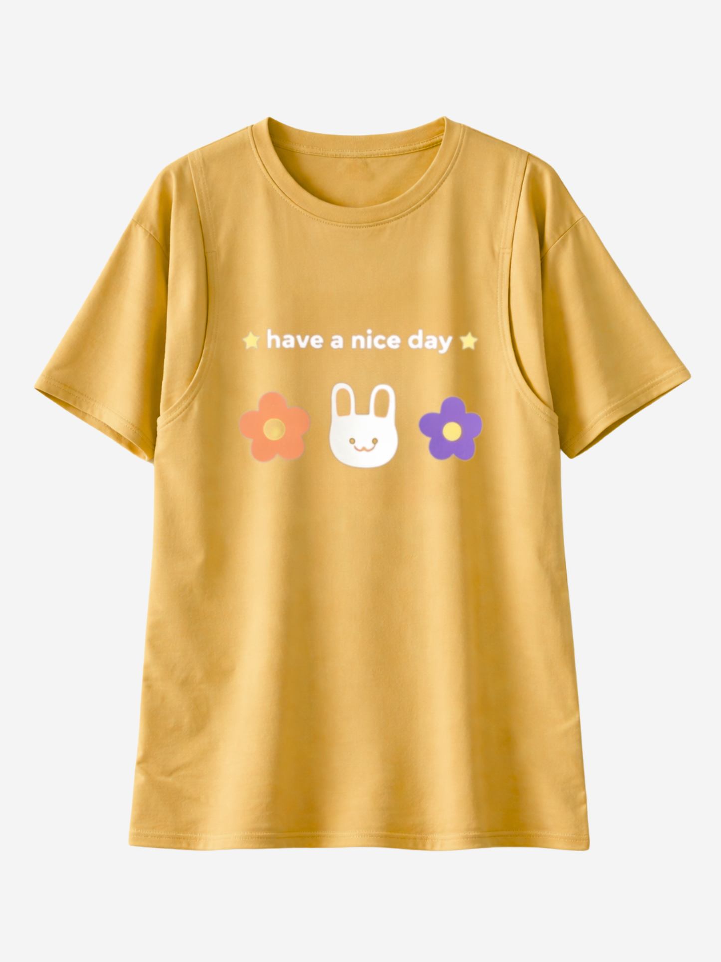 Umstands-Stillshirt, Oversized, Versteckter Stillzugang, J-Naht, Atmungsaktiv, Schwangerschaft Stillzeit