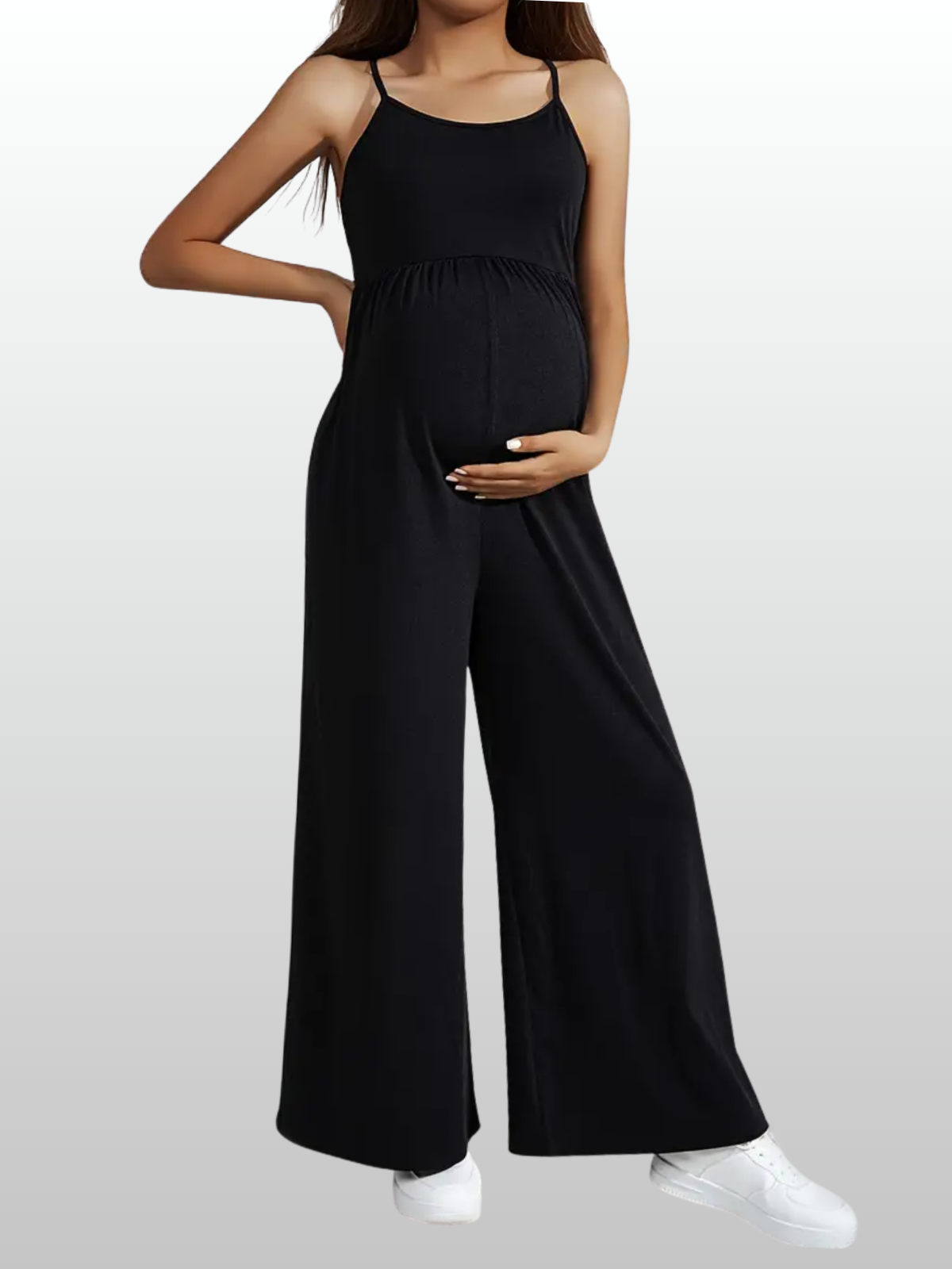 Umstandsmode, Umstands Jumpsuit, Weite Beine