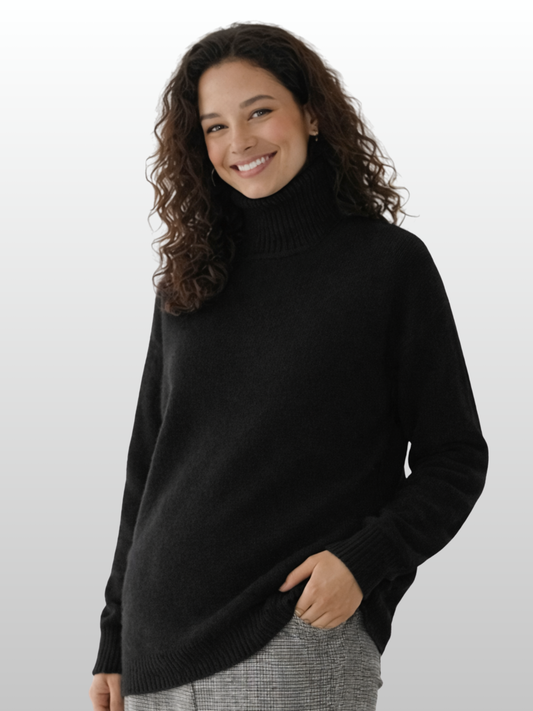 Umstandspullover, Oversized, Strick, Warm, Business-Casual, Alle Trimester, Lockere Passform