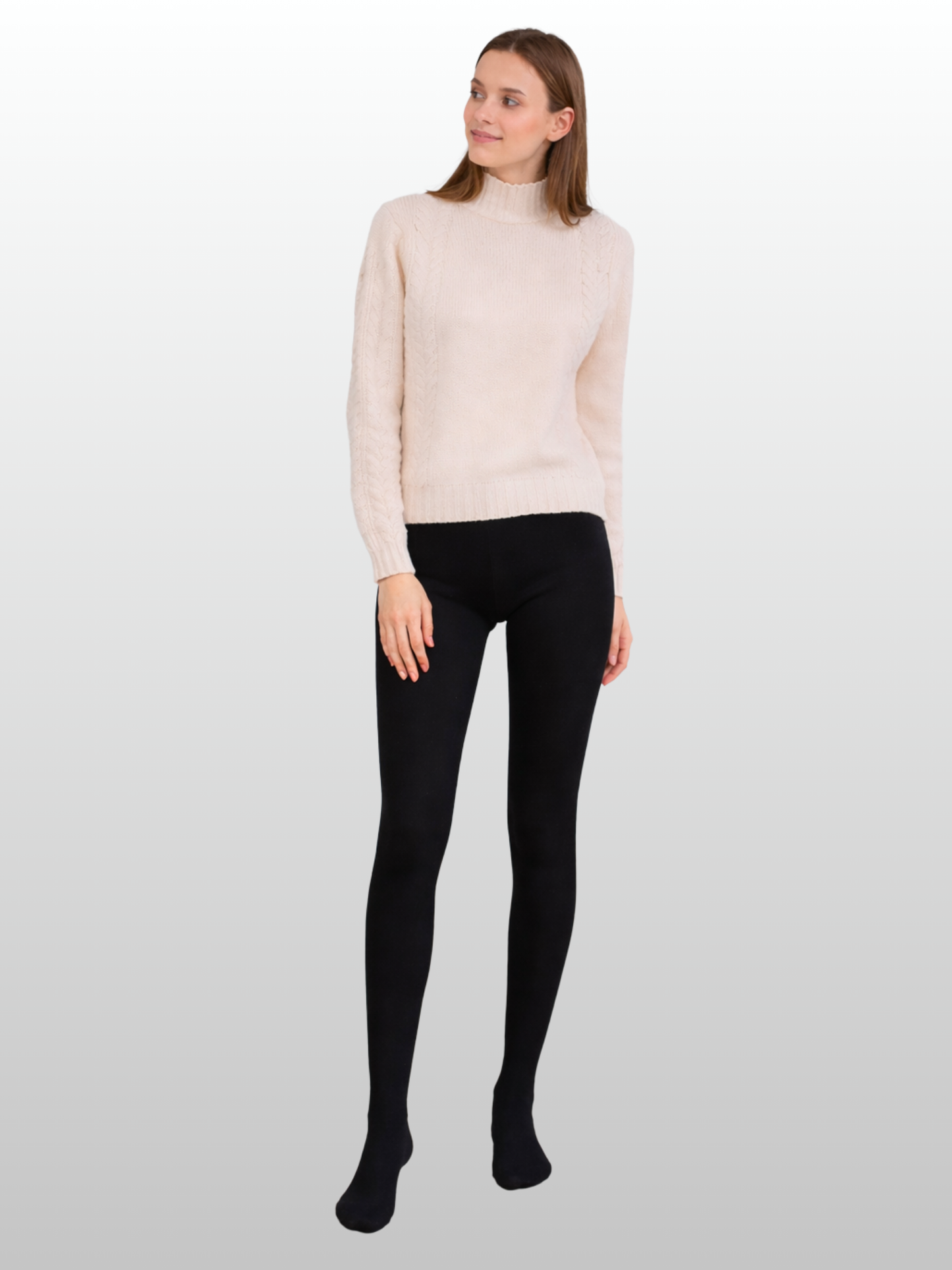 Umstandsstrumpfhose Thermo, fleece-gefüttert, Winter