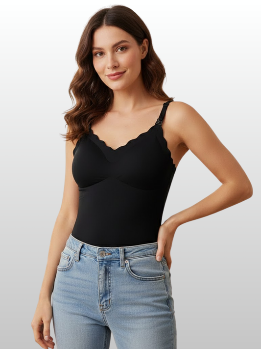 Umstandsmode, Still Top, Nahtlos, Atmungsaktiv, Formend