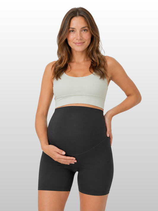 Umstandsshorts Nahtlos, High-Waist, Cooling Second-Skin, Anti-Reibung, Unsichtbar unter Kleidern, Sommer
