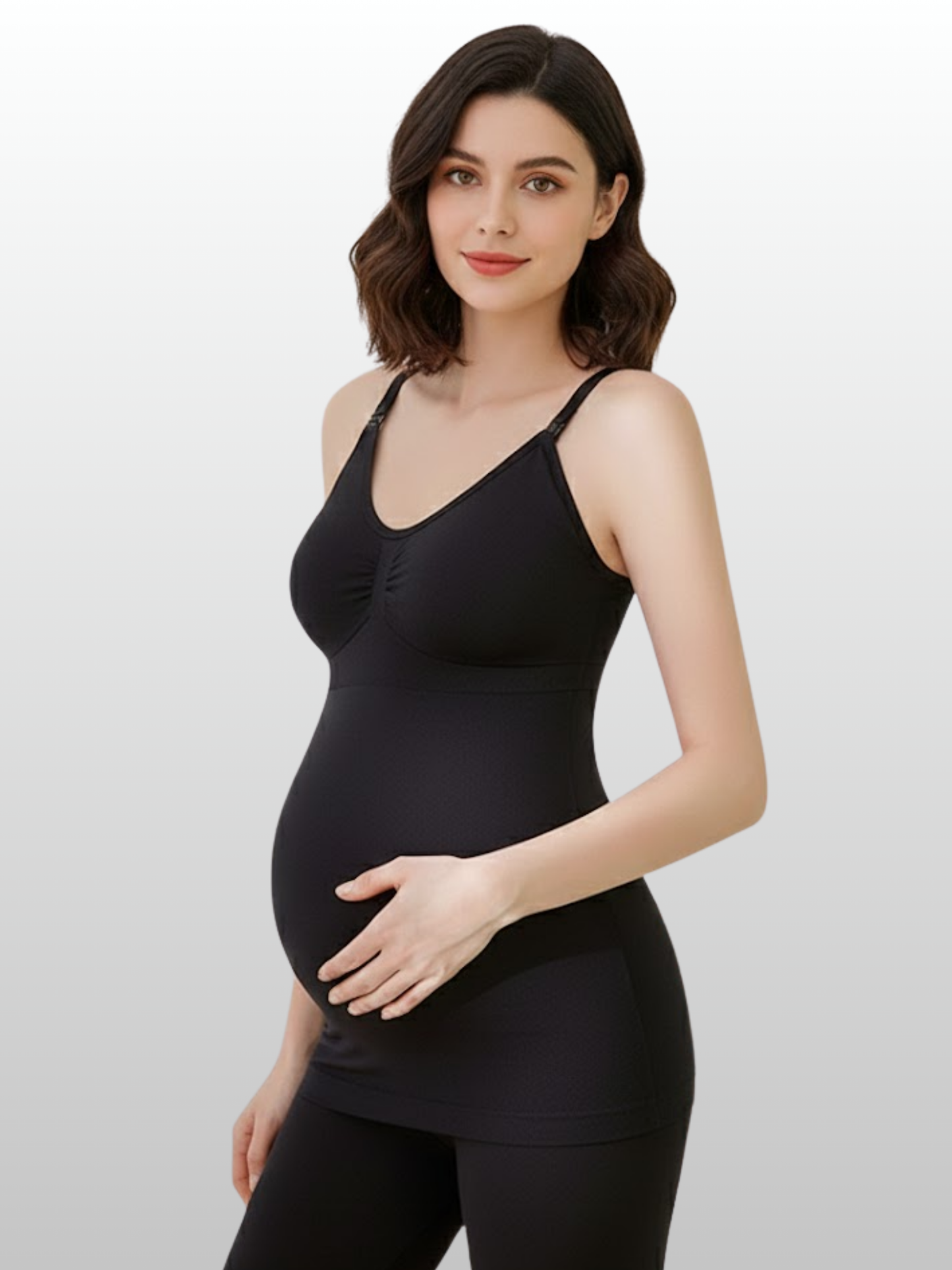 Umstandsmode, Umstands Stilltop, Dehnbar, Atmungsaktiv