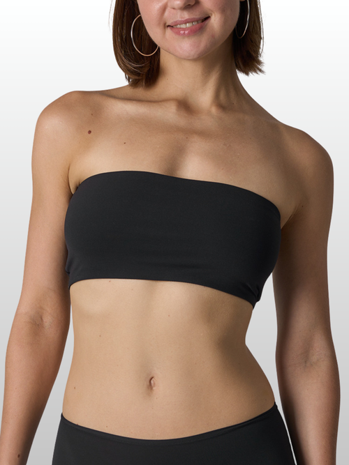 Bandeau BH, Trägerlos, Nahtlos, Ohne Bügel, Ohne Polster, Stretch, Unsichtbar, Sommer, Basic
