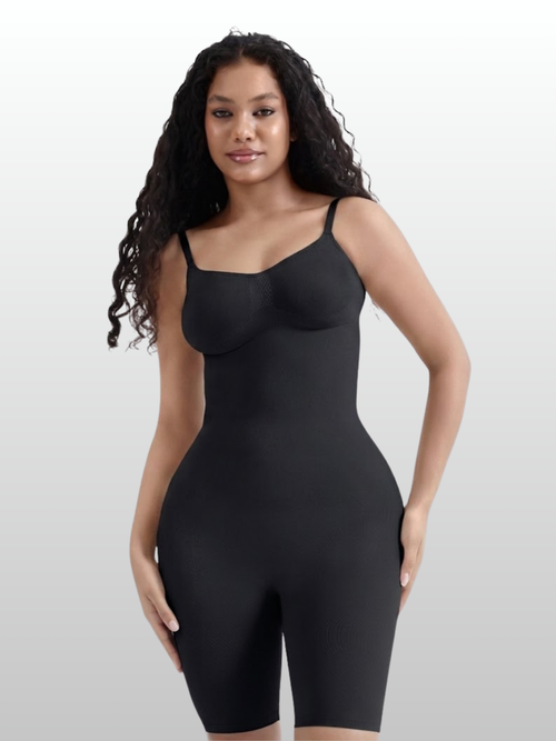 Shapewear Body mit Bein, Ganzkörper-Formung, nahtlos