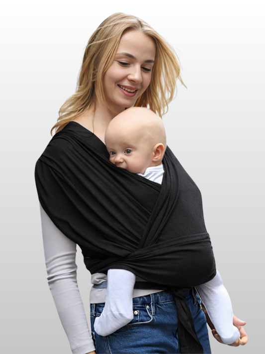 Babytragetuch, Ergonomisch, Weicher Wrap-Sling, Neugeborene bis Kleinkinder, Alltag