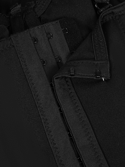 Bustier Top, Spitze, Gerafftes Oberteil, Unterbrustbügel, Reißverschluss, Sommer, Damen