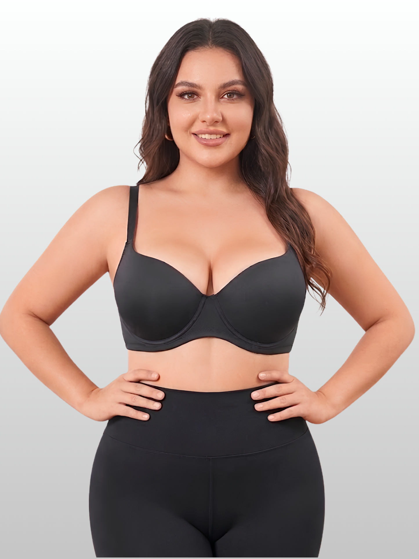 BH Plus Size ohne Bügel, 4-Reihen-Verschluss, maximaler Halt