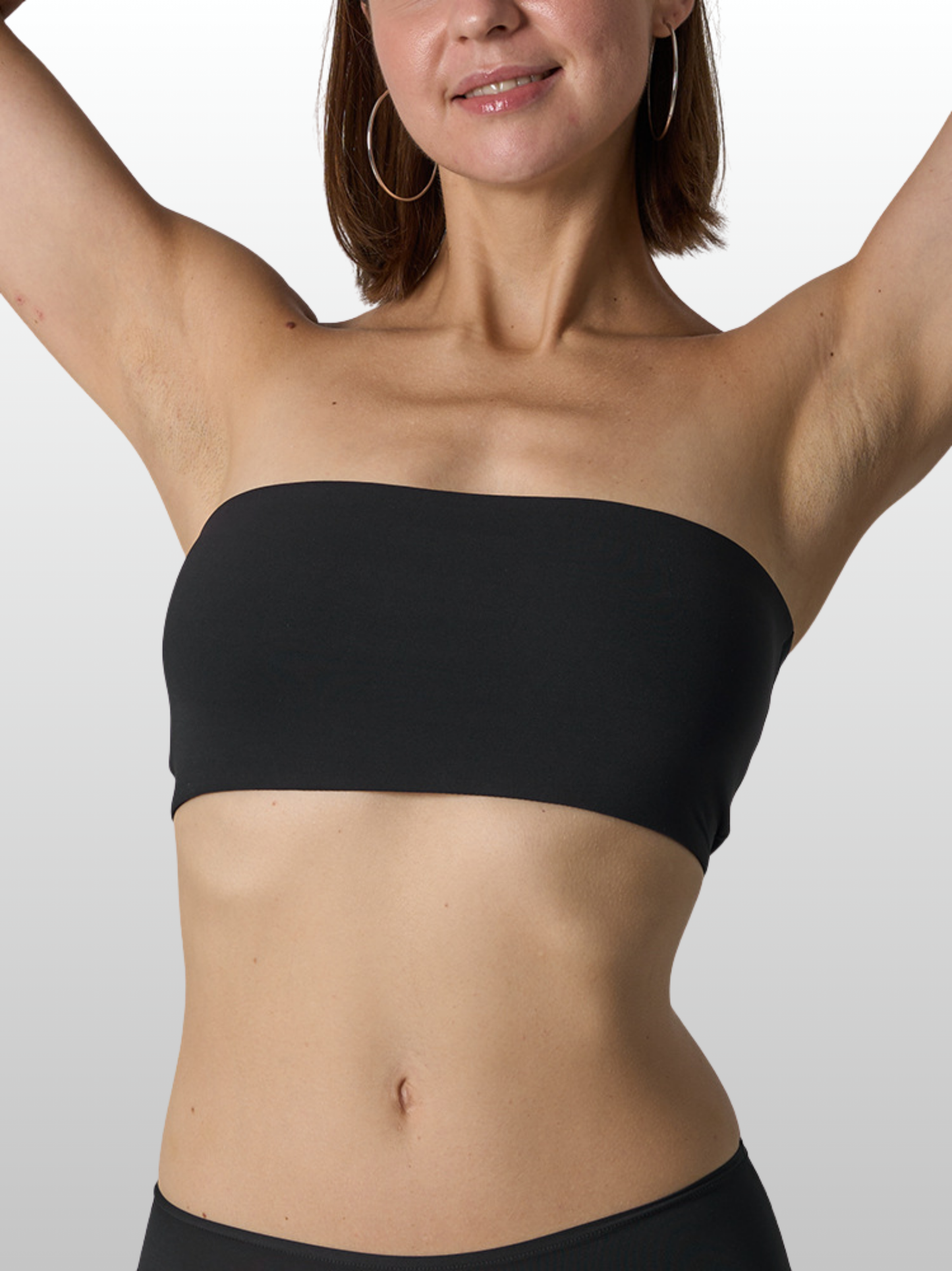 Bandeau BH, Trägerlos, Nahtlos, Ohne Bügel, Ohne Polster, Stretch, Unsichtbar, Sommer, Basic