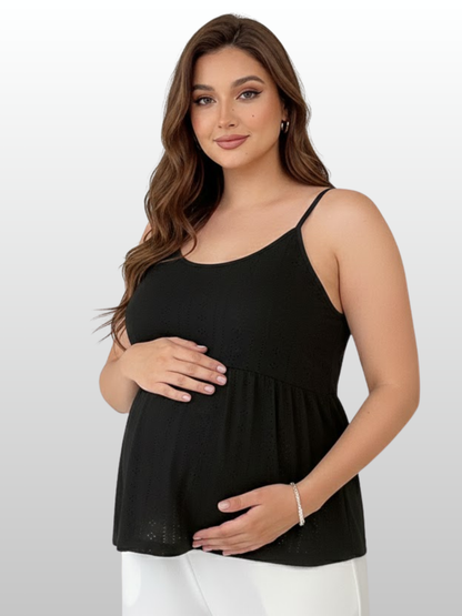 Umstandsmode, Umstands Top, Plus Size, Schwangerschaft, Stillfreundlich, Atmungsaktiv