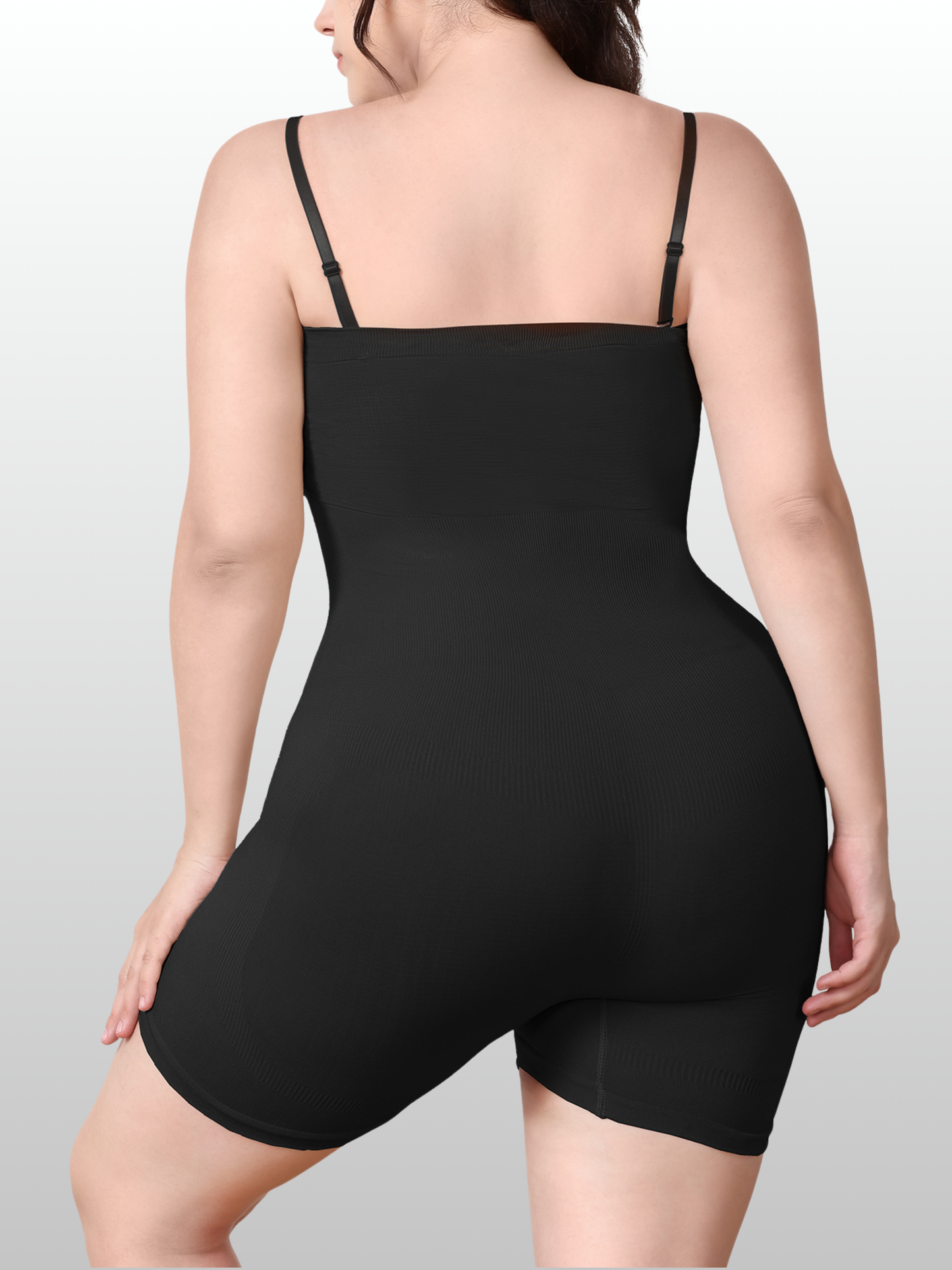 Shapewear Bodysuit, Nahtlos, Taille & Bauch formen, Oberschenkel-Slimmer, Plus Size, Abnehmbare Träger