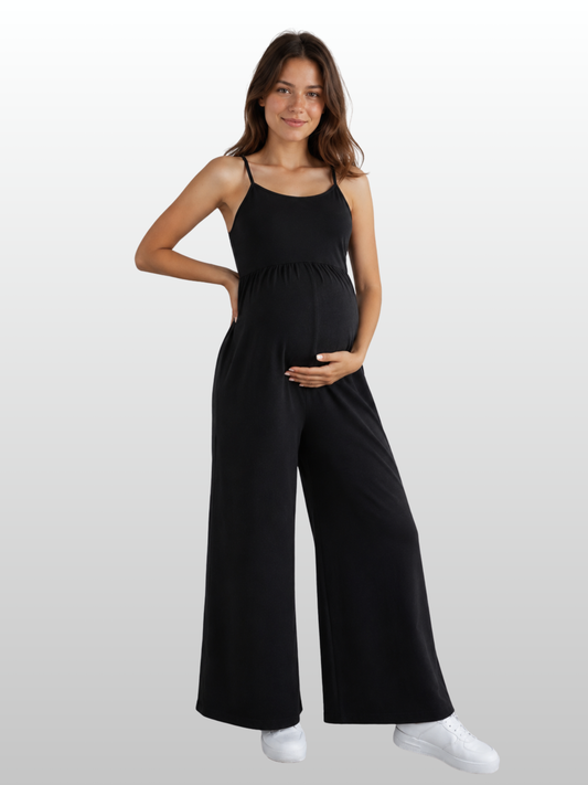 Umstandsmode, Umstands Jumpsuit, Weite Beine