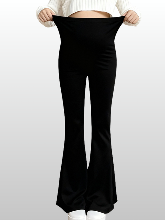 Umstandshose, Schlaghose, Über-dem-Bauch, Formend, Gummibund, Alle Trimester, Atmungsaktiv