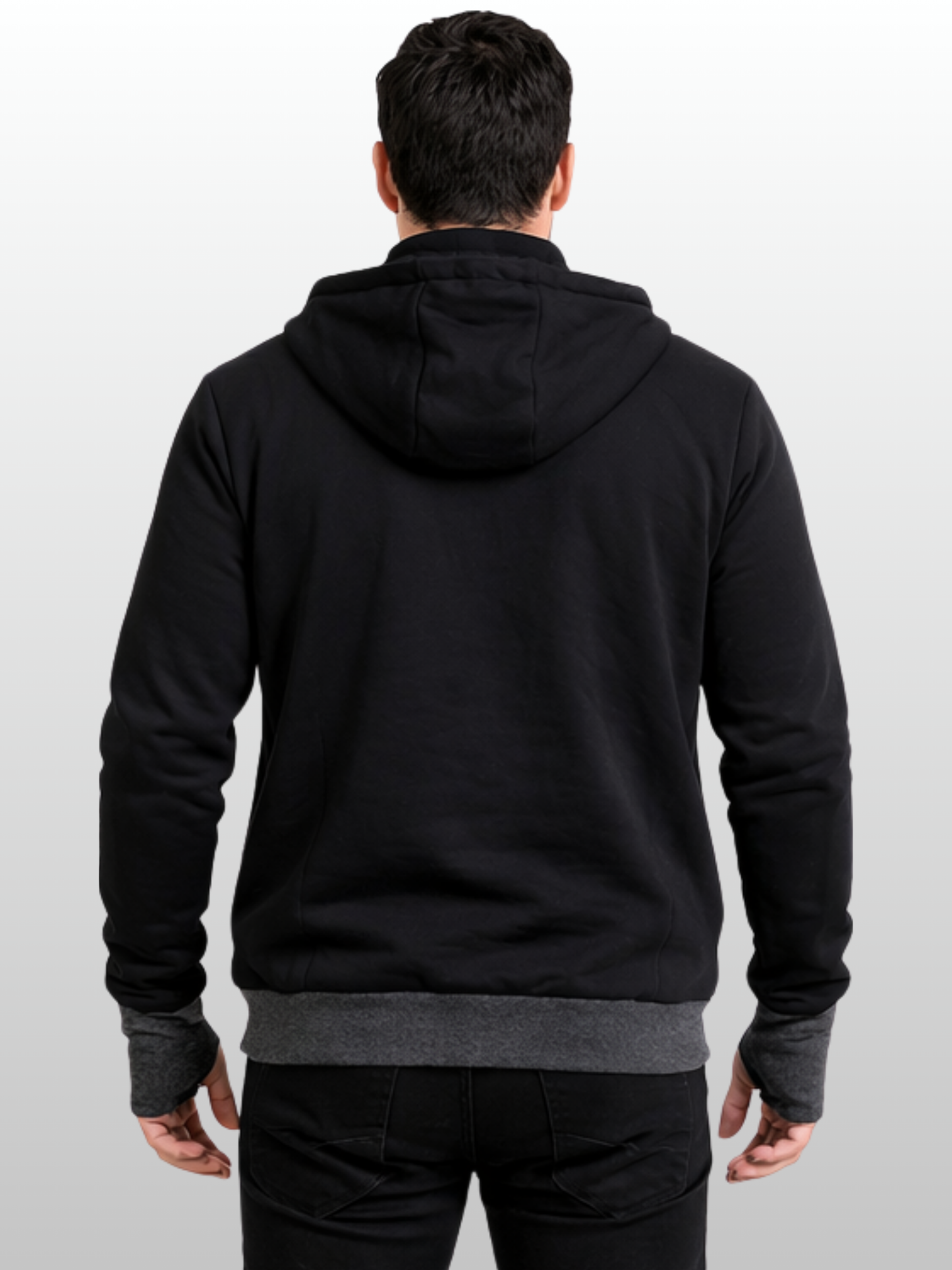 Babytrage Hoodie Papa, Känguru-Jacke, Zip-In Panel, Herren, Bonding, Hände-frei Tragen