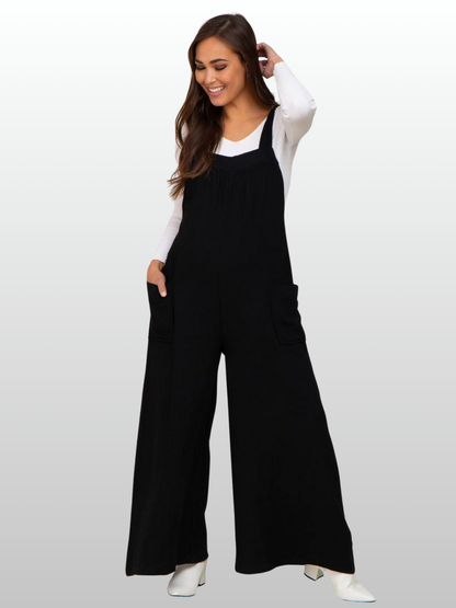 Umstandsmode, Umstands Overall mit weiten Beinen