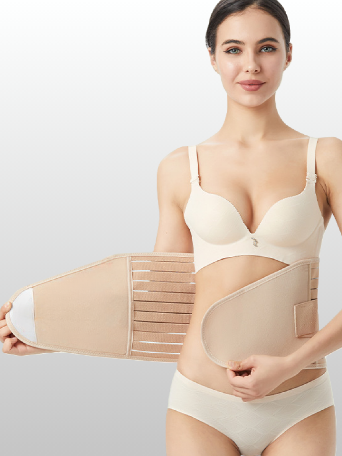 Bauchband, Atmungsaktiv, Verstellbar, Sanfte Kompression, Rückbildungs-Binder, Postpartum