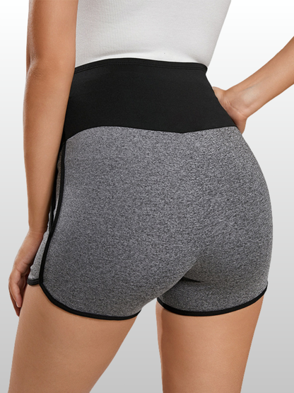 Umstandsshorts gerippt mit Überbauch-Bund & Taschen, Sommer