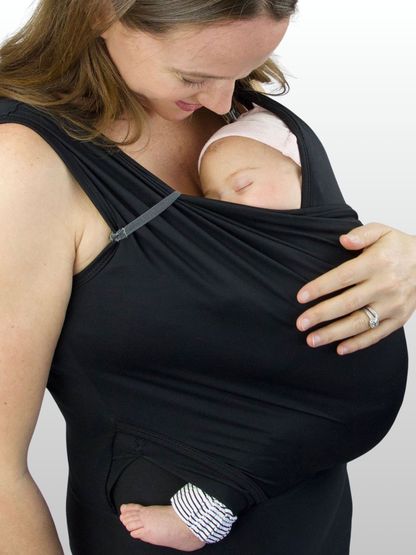 Skin-to-Skin-Bonding-Top, Neugeborenen-Tragefunktion, Freihändig, Stillfreundlich, Wickeldesign, Wochenbett, Känguru-Pflege