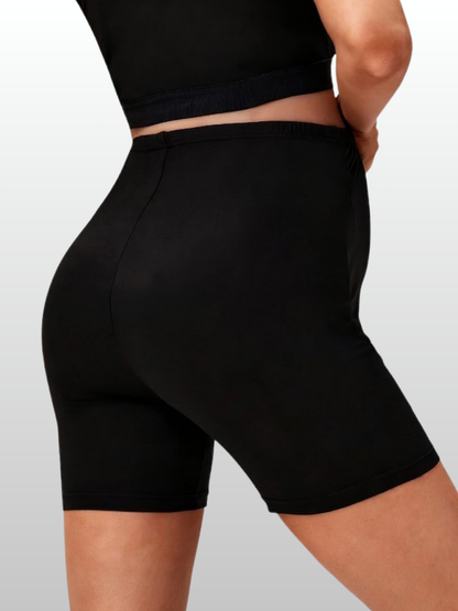 Umstands-Radlerhose High-Waist mit Überbauch-Bund, figurformend