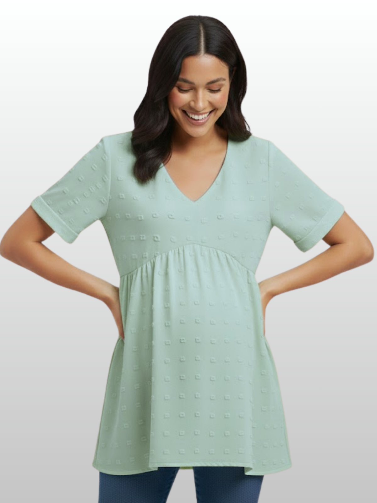 Umstandsmode, Umstands Bluse, Lockere Passform, Bauchfreundlich