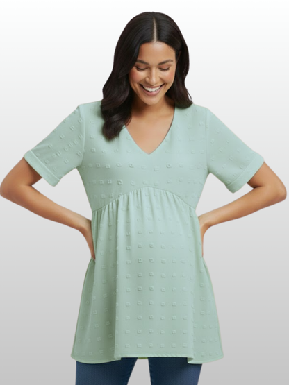 Umstandsmode, Umstands Bluse, Lockere Passform, Bauchfreundlich