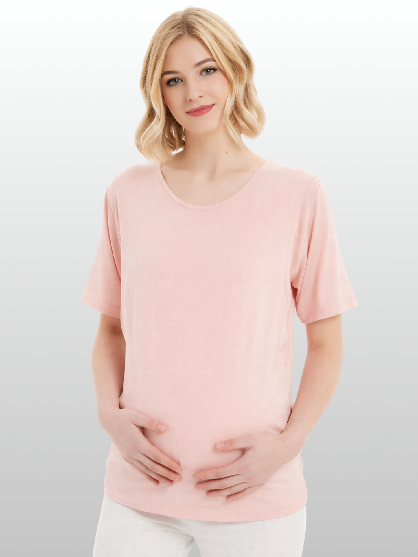 Still-T-Shirt, Versteckter Stillzugang, Weich, Atmungsaktiv, Alltagskleidung, Diskret