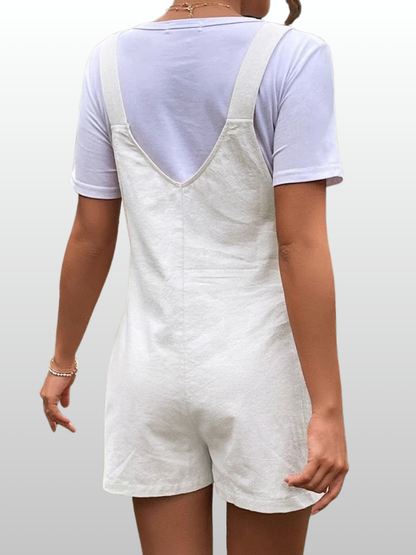 Latzshorts Umstand, Verstellbare Träger, Lockerere Passform, Sommer, Alle Trimester, Denim-Look