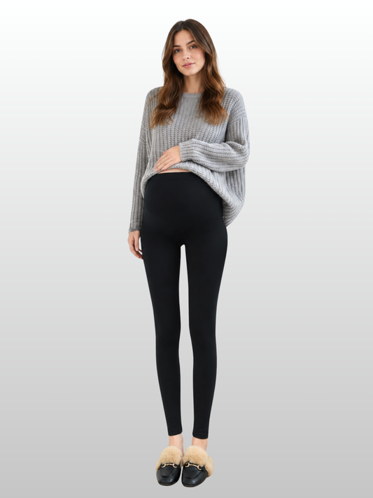 Umstandsmode, Winter Umstands Leggings, Thermo, Fleece Innenfutter, Schwangerschaftsleggings