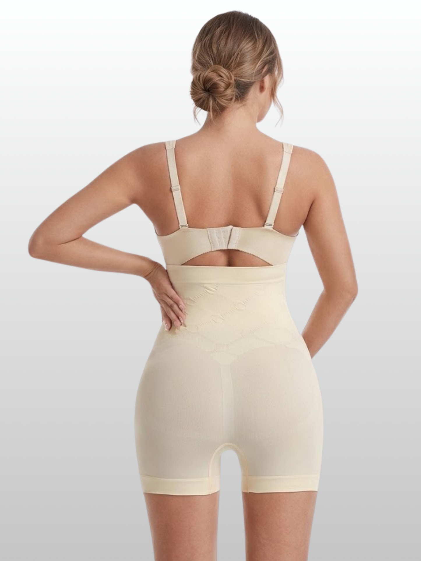 Umstands-Stützshorts, Nahtlos, Bauchstütze, Anti-Chafing, Kompression, Hoher Bund, Schwangerschaft & Postpartum