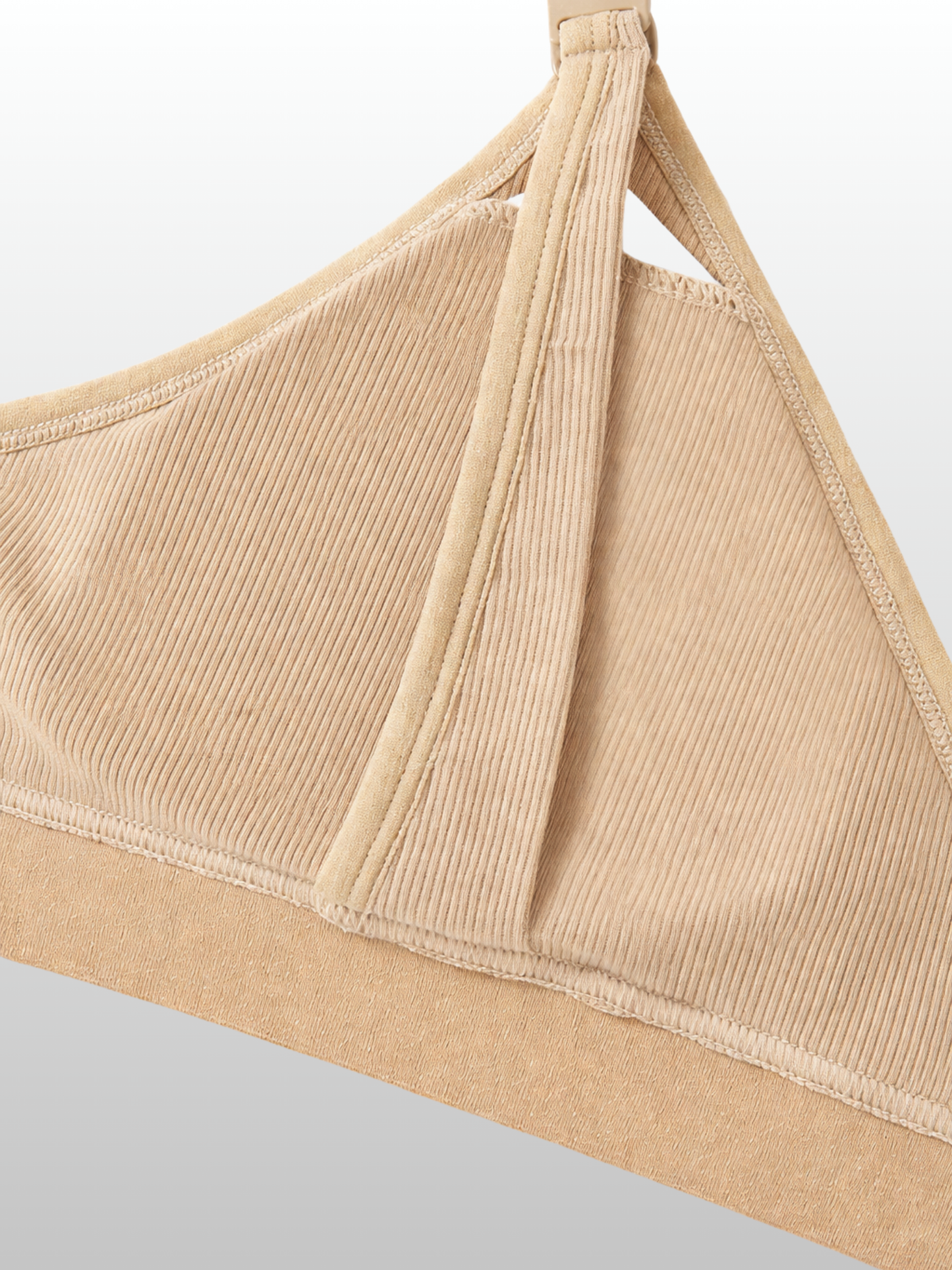 Still-BH, Gerippt, Doppelter Zugang, Abpumpen, Stillen, Bügellos, Wickeldesign, Freihändig, Nachtkomfort