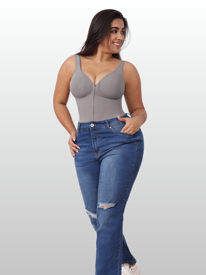 Shapewear Body mit Reißverschluss vorn, Taillen-Formung