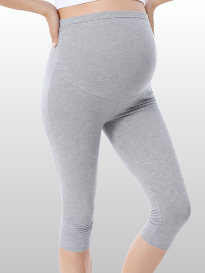 Umstandsleggings Capri, Modal, verstellbarer Bund, Sommer