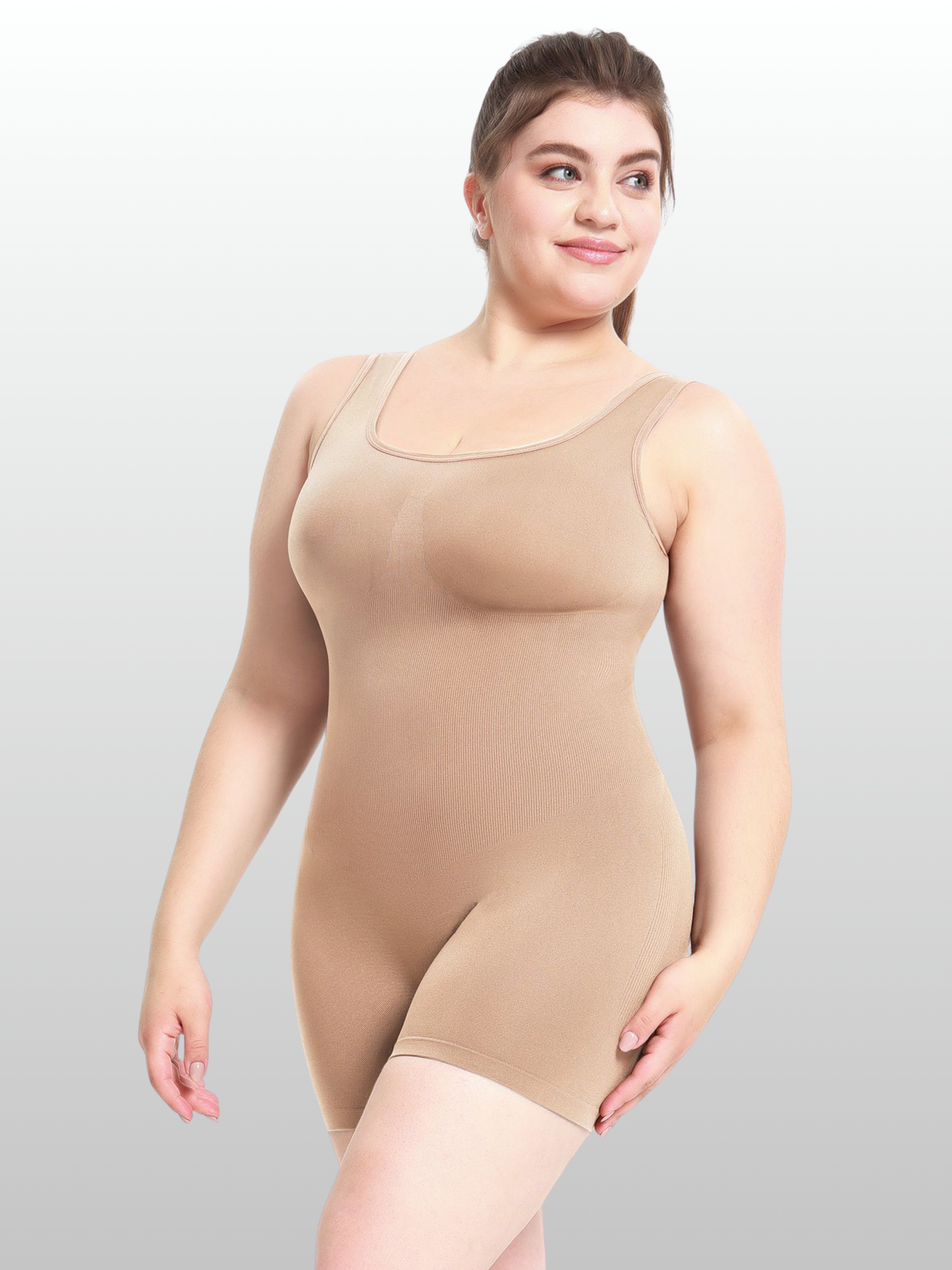 Shapewear Einteiler nahtlos mit Ganzkörper-Kompression