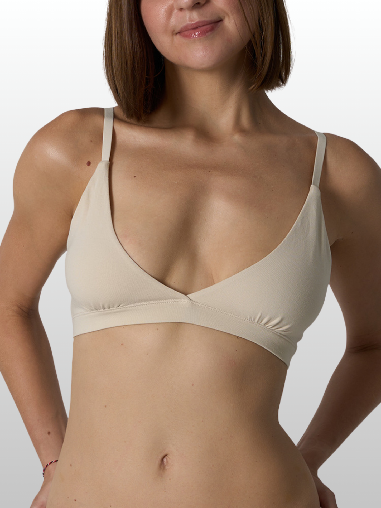 Still-Bralette, Pull-Down-Zugang, Baumwolle, Kabellos, Schlaf-BH, Pumpfreundlich, Postpartum, Weich & Atmungsaktiv