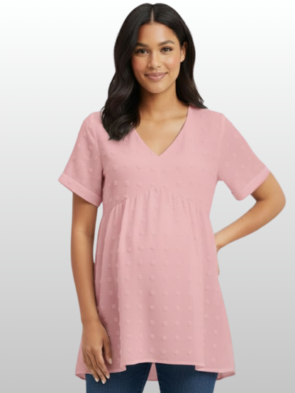 Umstandsmode, Umstands Bluse, Lockere Passform, Bauchfreundlich