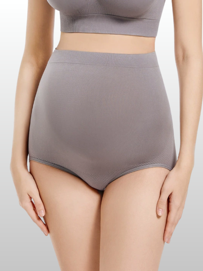 Umstands-Slip, High-Waist, Dual-Zonen-Stretch, Bauch & Hüften, Unterstützend, Druckfrei, Alle Trimester