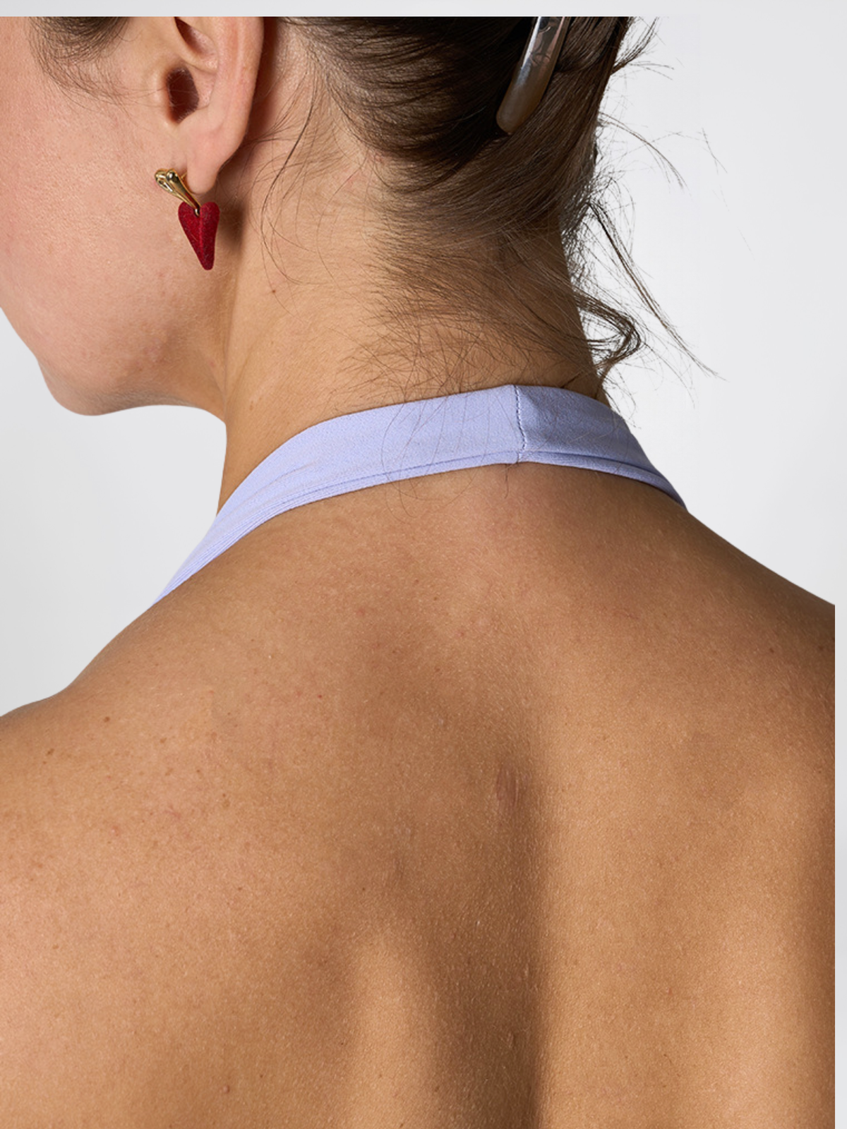 Neckholder-Top nahtlos als Crop Top mit breitem Nackenband