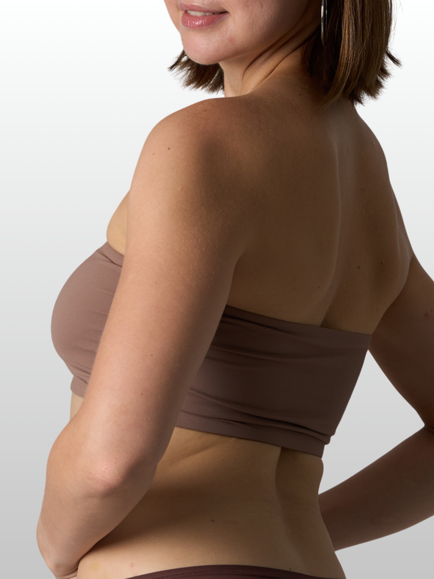 Bandeau BH, Trägerlos, Nahtlos, Ohne Bügel, Ohne Polster, Stretch, Unsichtbar, Sommer, Basic