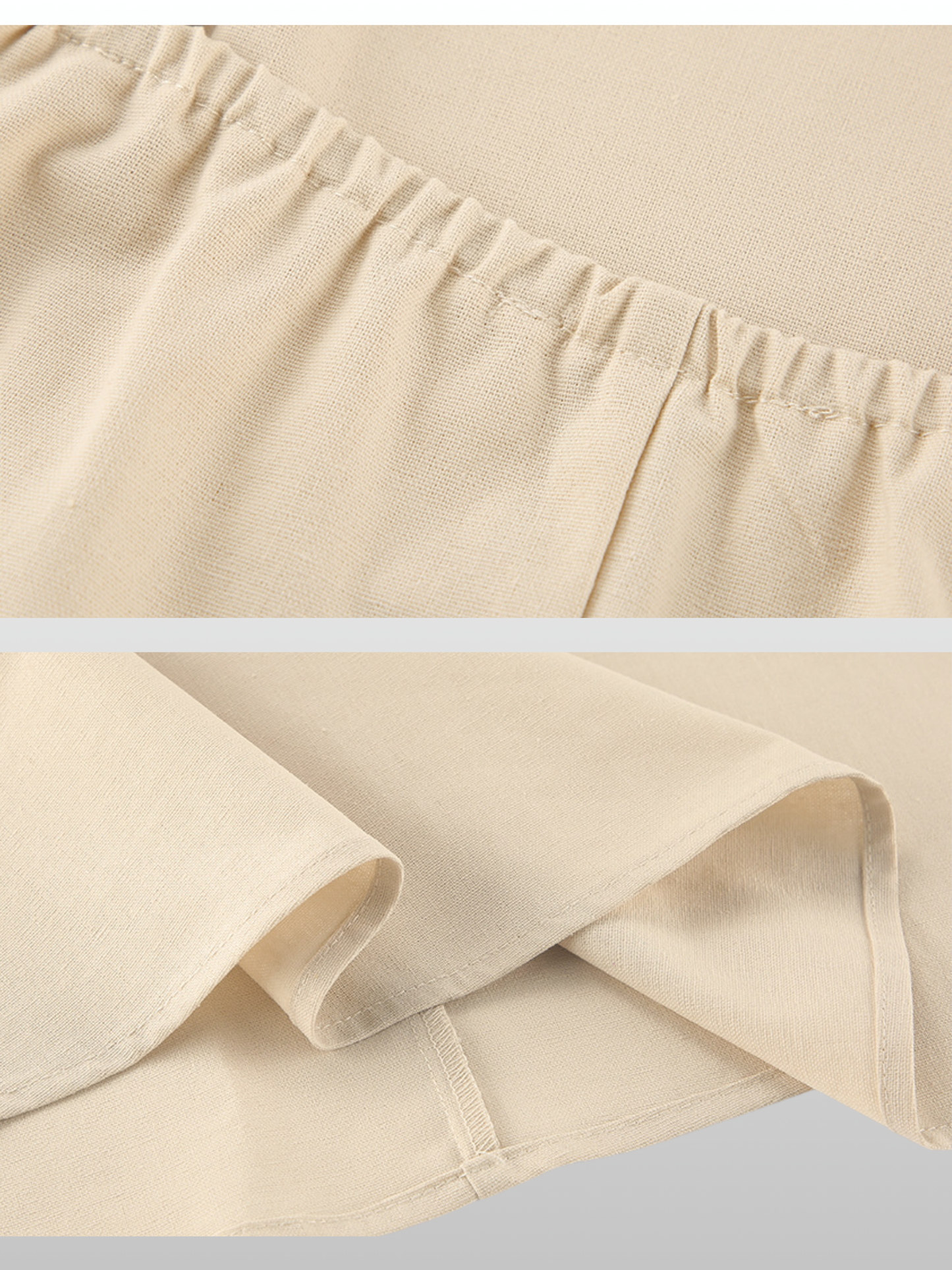 Umstandskleid, Maxi, Leinen-Baumwolle, Spaghettiträger, Column-Silhouette, Bodenlang, Sommer, Minimal