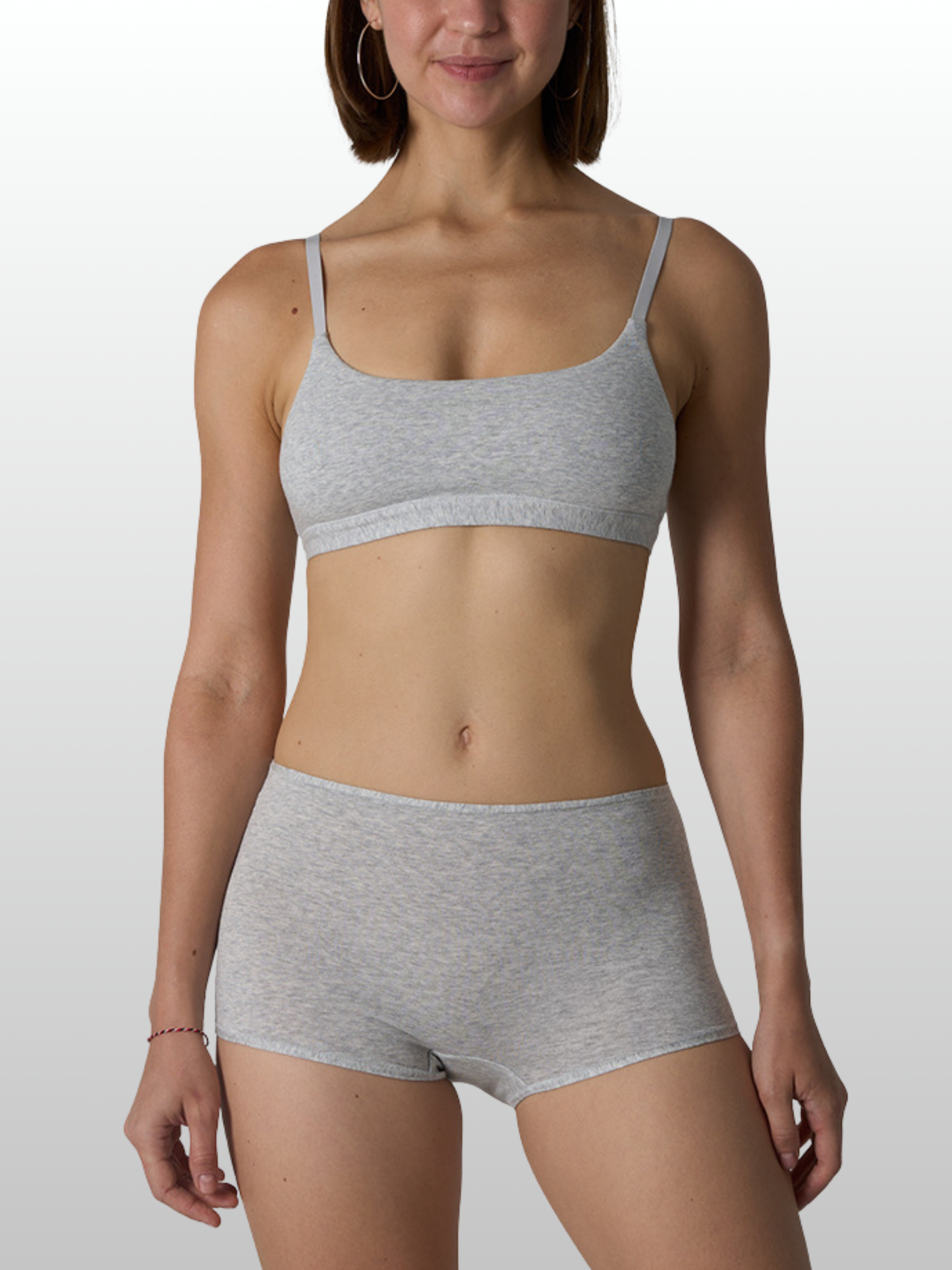 Bralette & Boxer Set, Baumwolle, Stillfreundlich, Wireless, Lounge & Schlaf, Schwangerschaft & Postpartum