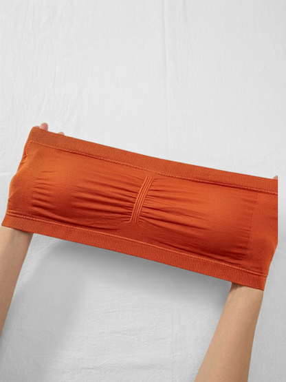 Bandeau-Top trägerlos nahtlos mit herausnehmbaren Pads, Sommer