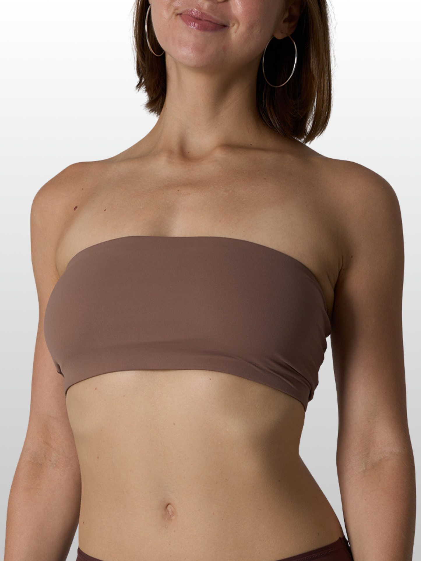 Bandeau BH, Trägerlos, Nahtlos, Ohne Bügel, Ohne Polster, Stretch, Unsichtbar, Sommer, Basic