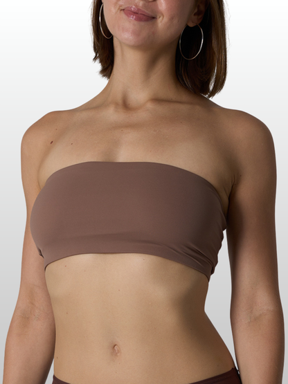 Bandeau BH, Trägerlos, Nahtlos, Ohne Bügel, Ohne Polster, Stretch, Unsichtbar, Sommer, Basic