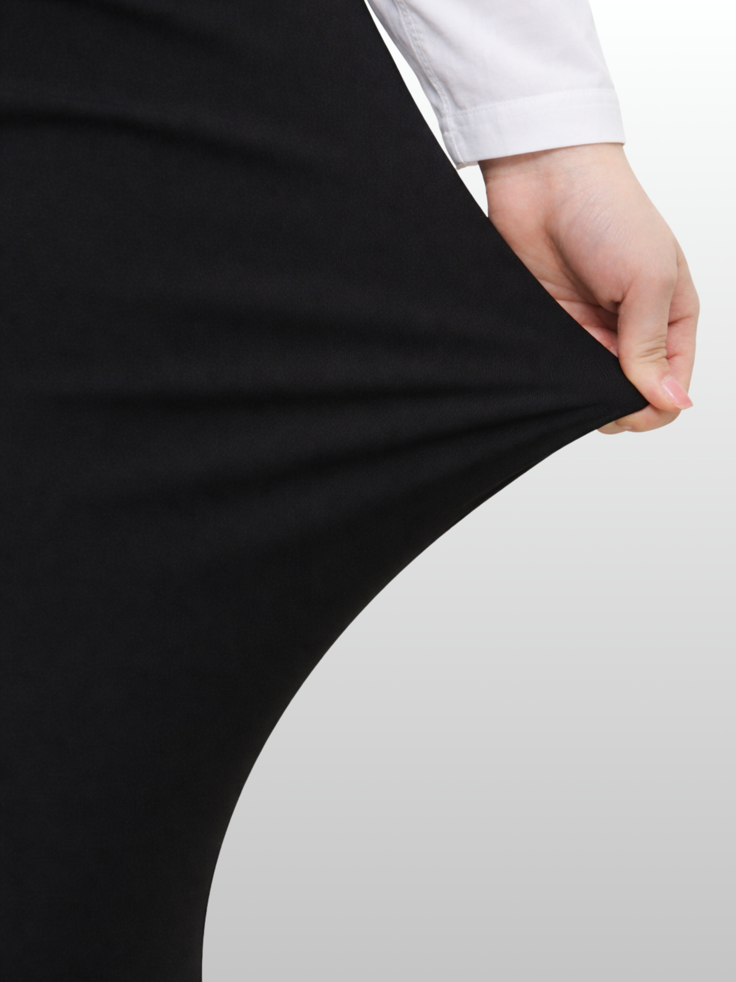 Umstandsleggings, Plus Size, Hoher Bund, Ultra-Stretch, Baumwolle, Verstellbar, Alle Trimester