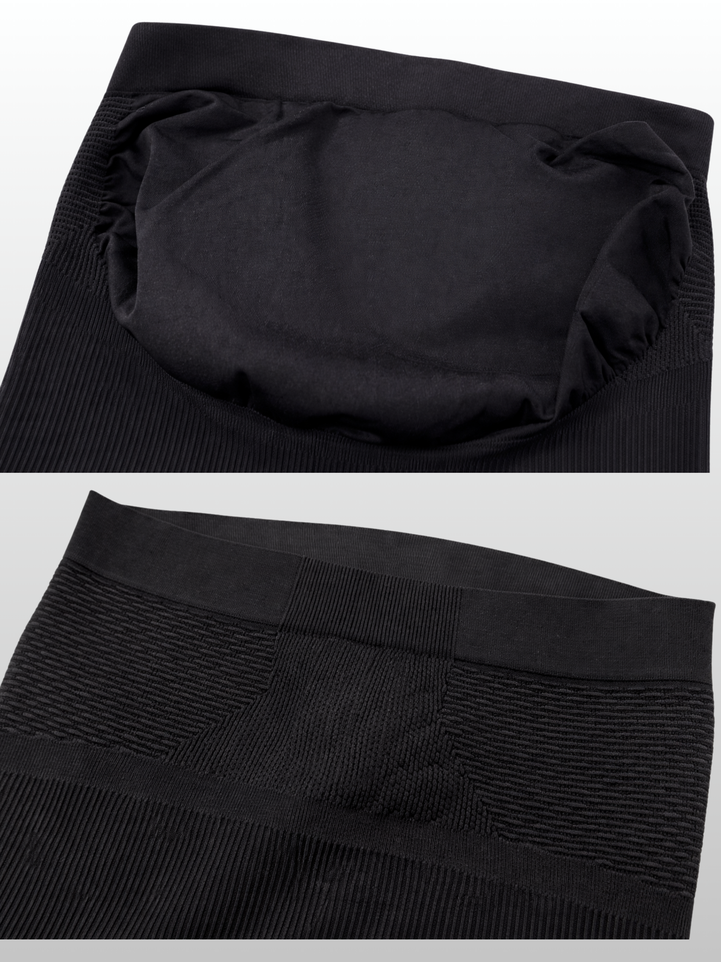 Umstandsshorts, Nahtlos, Hoher Bund, Bauchpanel, Bikershorts, Shapewear, Alle Trimester