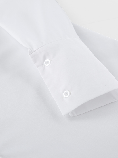 Umstandshemd oversize mit durchgehender Knopfleiste und langen Manschetten